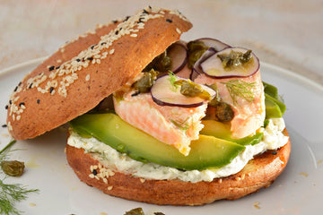 Bagel de Salmón Ahumado