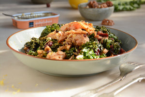 Ensalada de Kale con Salmón Ahumado