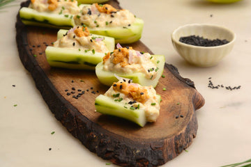 Pepinos Rellenos con Erizos