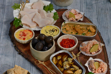 Tabla de aperitivo con sabor a mar