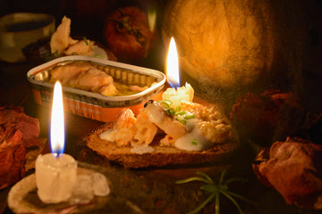 Tostadas con Salmón Ahumado