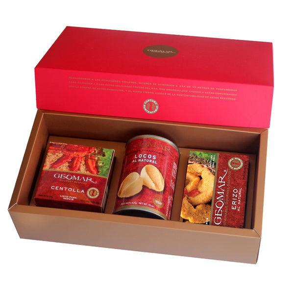 Gift Box Chilean Abalone - King Crab - Sea Conches