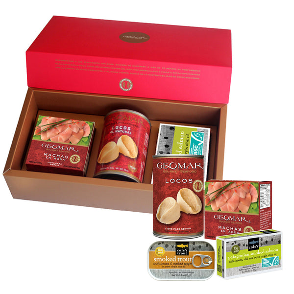 Gift Box Chilean Abalone - King Crab - Sea Conches