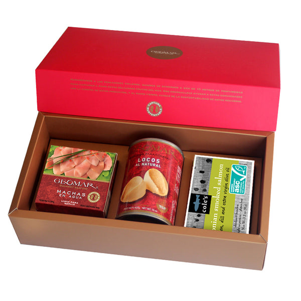 Gift Box Chilean Abalone - King Crab - Sea Conches