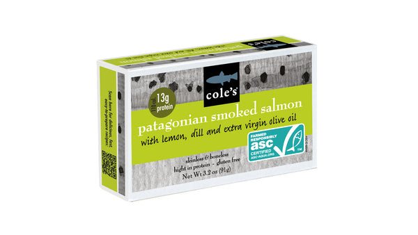 Cole's Smoked Atlantic Salmon in Olive Oil