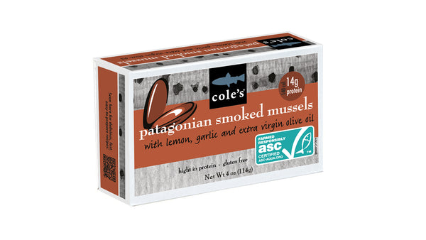 Cole's Smoked Mussels in Olive Oil