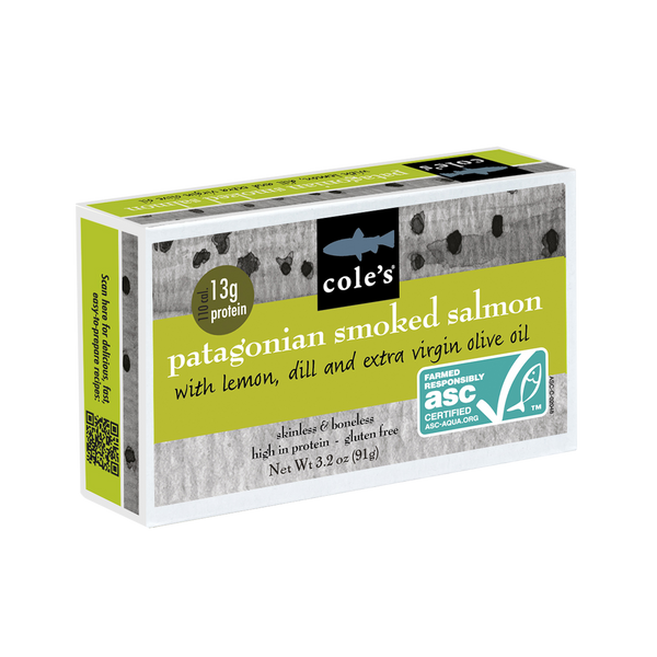 Salmón Ahumado con Limón, Eneldo y Aceite de Oliva