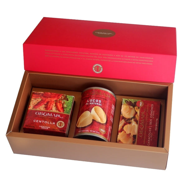 Gift Box Chilean Abalone - King Crab - Sea Conches